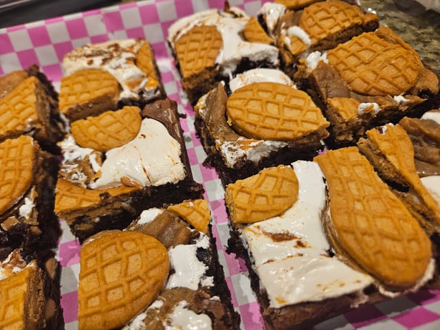 fluffernutter brownies